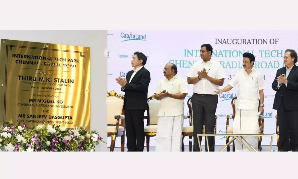 Chief Minister M.K.Stalin Inaugurates 1.3 Million Sqft International Tech Park in Chennai, Creating 50,000 Jobs