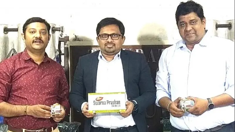 Dabur India Launches Revolutionary Ayurvedic Product 'Swarna Prashan' Tablet at Ayurveda Parva in Tirupati