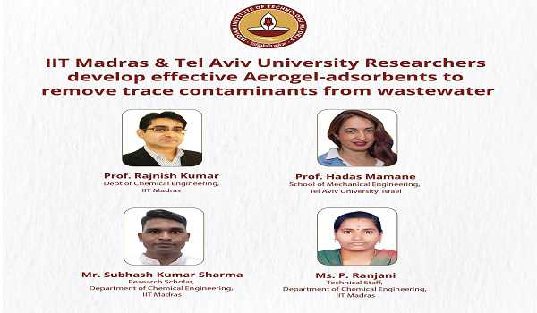 IIT Madras and Tel Aviv University Develop Graphene-Modified Aerogel for Efficient Water Purification