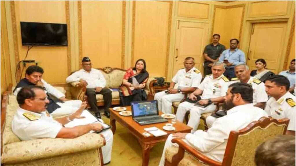 CM Eknath Shinde Reviews Navy Day Preparations and PM Modi's Unveiling of Shivaji Maharaj's Statue in Sindhudurg