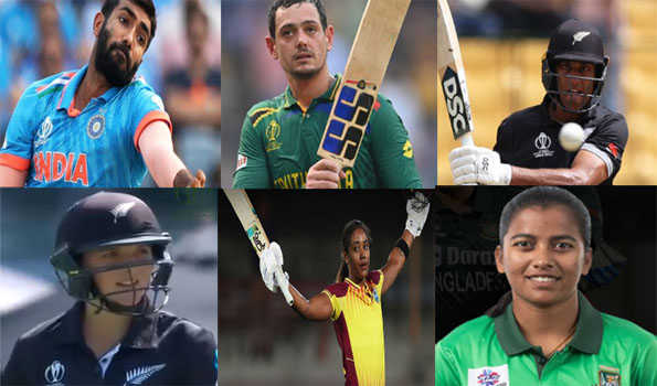 ICC Men’s and Women’s Player of the Month Nominees Announced