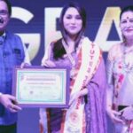 Madhuri Dixit-Nene honoured with 1st 'Suryabharat Global Award 2023'