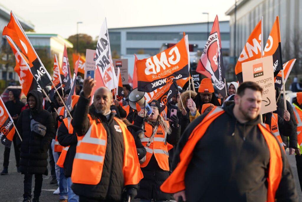 Over 1,000 Amazon workers in UK strike over pay on Black Friday