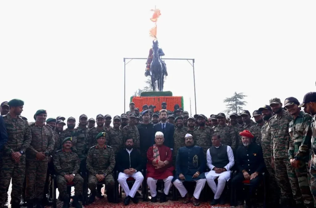 Statue of Chhatrapati Shivaji Maharaj Unveiled in Jammu and Kashmir's Kupwara District