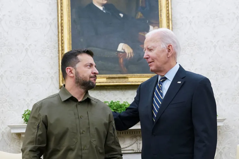 Biden says US not prepared to 'walk away' from Ukraine