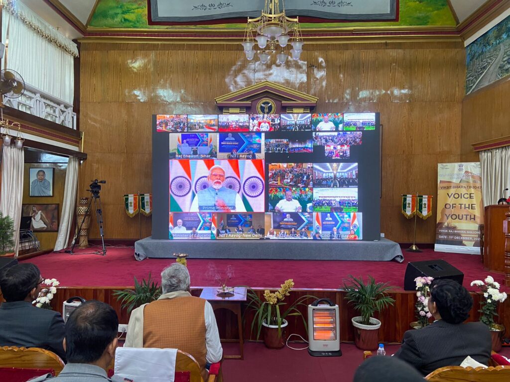 Meghalaya Governor, CM attend ‘Viksit Bharat’ launch