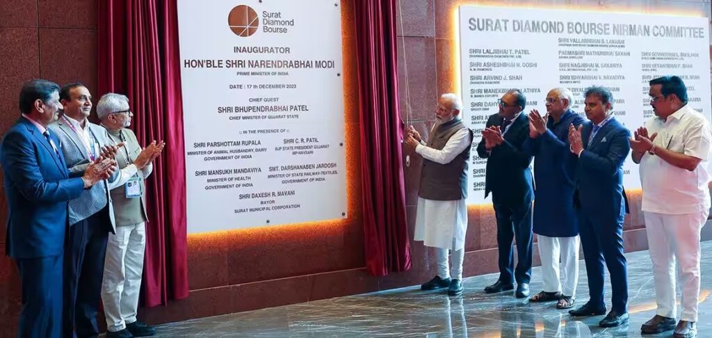 PM inaugurates Surat Diamond Bourse, says building symolises New India’s capabilities