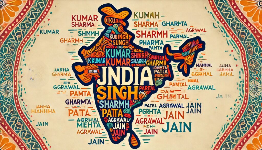 India’s Most Common Surnames1