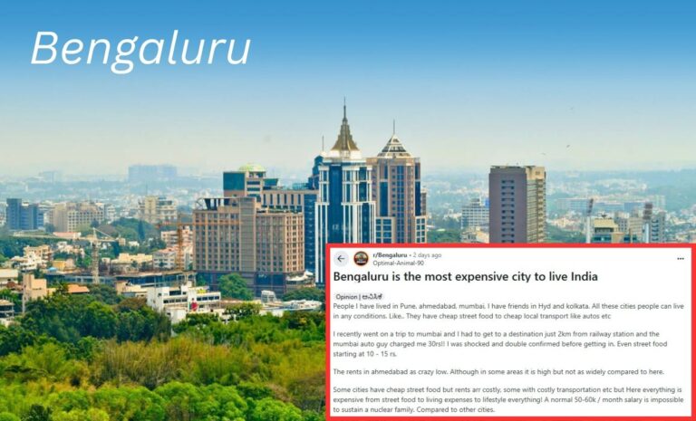 ‘Everything Is Expensive in Bengaluru’: Viral Reddit Post Sparks Debate