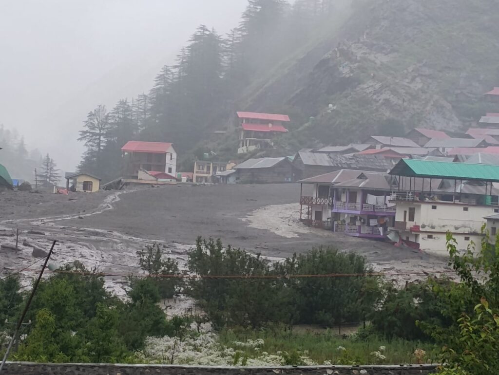 Cloudburst Triggers Devastation in Dharali Village, Uttarkashi; Several Houses and Hotels Washed Away
