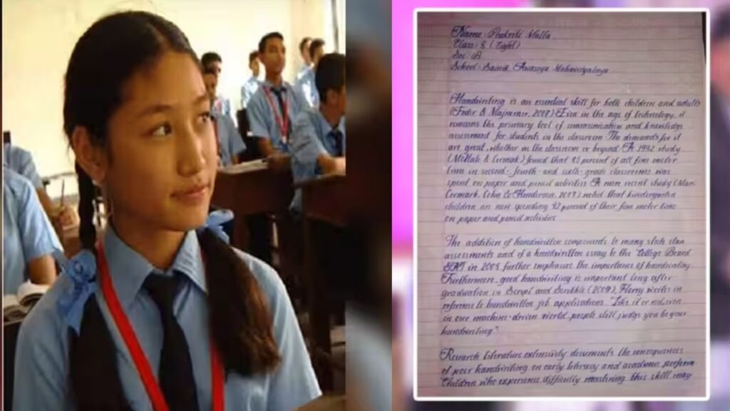 World’s Most Beautiful Handwriting Girl, Famous at 16 — People Say, “Looks Like a Computer Font