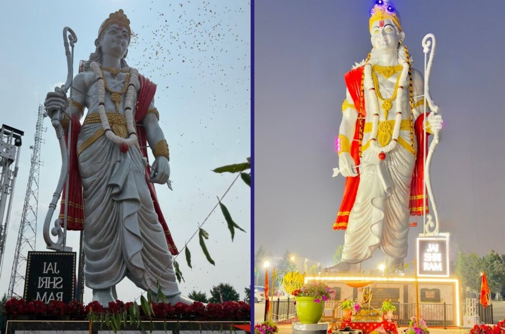 Jai Shri Ram: 51-Foot Tall Lord Ram Statue Unveiled in Canada, Becomes a New Center of Faith