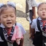 Arunachal’s Little Girl Sings National Anthem with Closed Eyes, Immersed in Patriotism; Video Goes Viral on Social Media