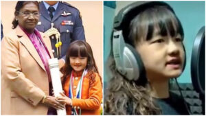 Mizoram’s 9-Year-Old Singing Prodigy Esther Hnamte Honoured with Pradhan Mantri Rashtriya Bal Puraskar