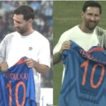 Sachin Tendulkar, Lionel Messi Create Historic Moment at Wankhede with No.10 Jersey Exchange