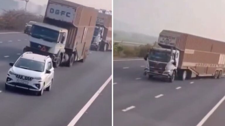 Watch: Reckless Truck Stunts on Mumbai–Delhi Expressway Spark Outrage, Action Demanded